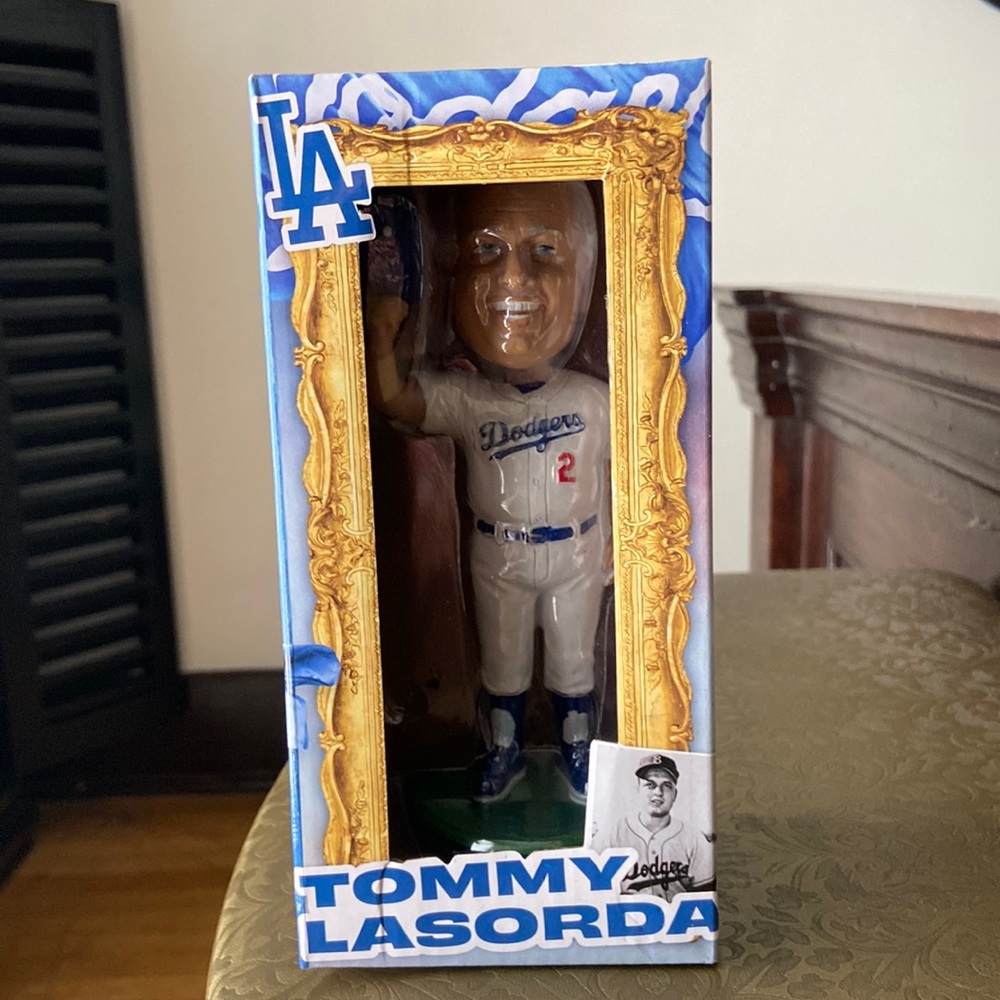 Los Angeles Dodgers 2020 World Champions Bobble Head Tommy Lasorda. Brand New